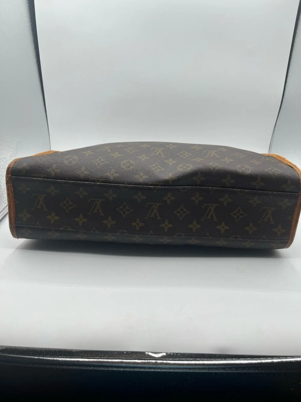 Louis Vuitton Monogram Canvas Top Handle Briefcase in Brown and Tan - Picture 5 of 14